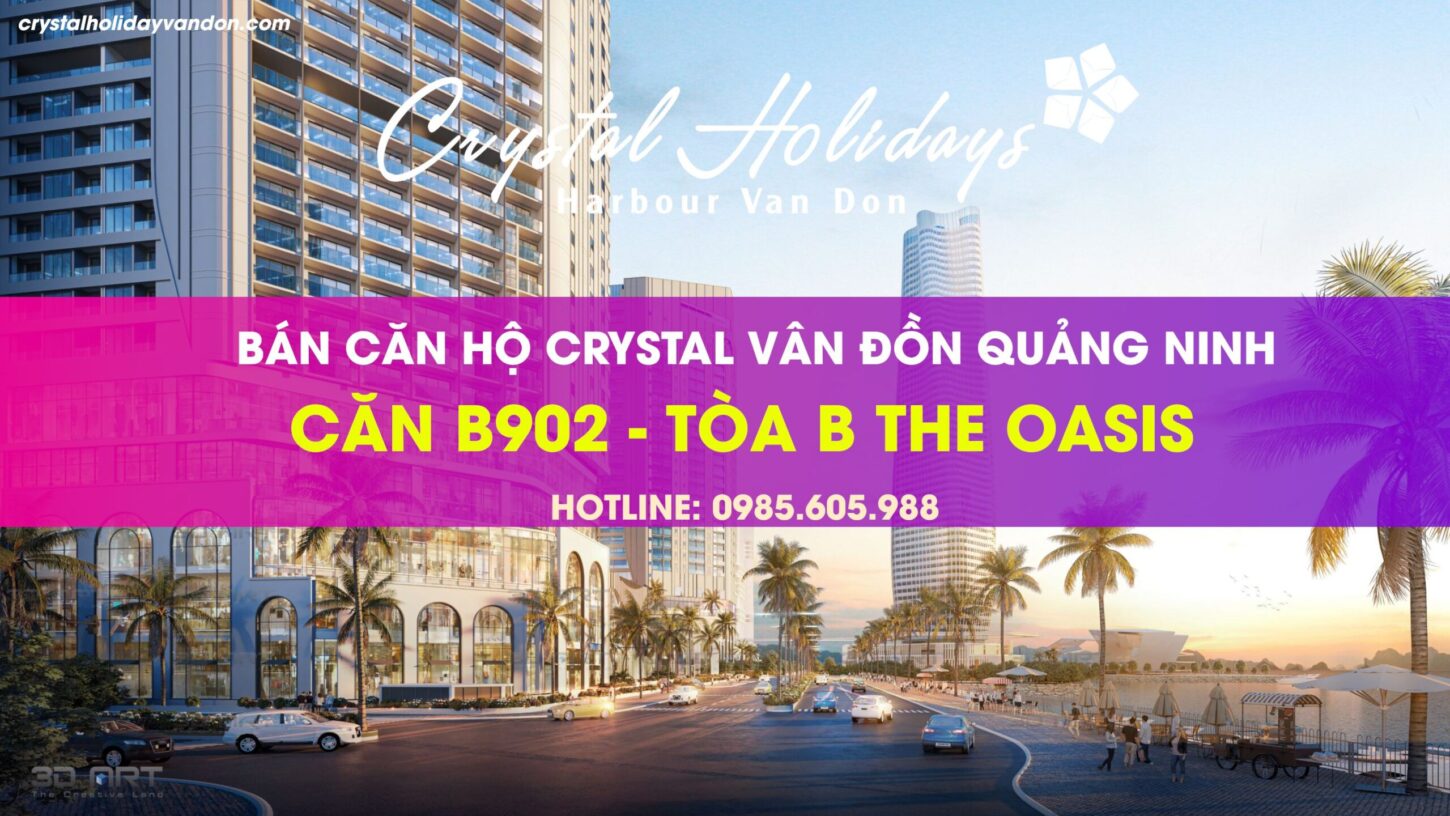 Thông tin Căn hộ B902 Crystal Holidays Vân Đồn Quảng Ninh