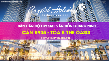 Thông tin Căn hộ B905 Crystal Holidays Vân Đồn Thông tin Căn hộ B905 Crystal Holidays Vân Đồn