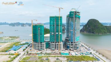 Tiến độ dự án Crystal Holidays Vân Đồn Tháng 8/2025