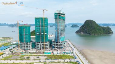 Tiến độ dự án Crystal Holidays Vân Đồn Tháng 8/2025