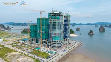Tiến độ dự án Crystal Holidays Vân Đồn Tháng 8/2025