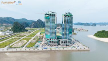 Tiến độ dự án Crystal Holidays Vân Đồn Tháng 8/2025